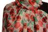 Poppy Flowers On White Unisex Scarf & Beach Sarong