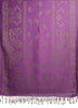 Frames and Paisleys On Purple Pashmina Feel With Tassels