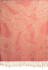 Large Paisleys On Puce Pink Pashmina Feel With Tassels