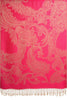 Large Paisleys On Fuchsia Pink Pashmina Feel With Tassels