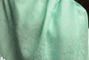 White & Green Paisleys Pashmina Feel With Tassels