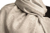 Silver Grey Paisleys Pashmina Feel With Tassels