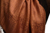 Siena Brown Paisleys Pashmina Feel With Tassels