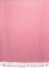 Taffy Pink Paisleys Pashmina Feel With Tassels