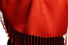 Red Paisleys Pashmina Feel With Tassels