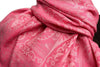 Dots On Rose Pink Pashmina Feel With Tassels