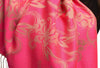 Butterflies On Fuchsia Pink Pashmina Feel With Tassels