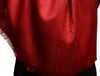 Burgundy Red Woven Lace On Burgundy Red Pashmina Feel