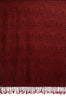 Small Leopard On Burgundy Pashmina Feel With Tassels