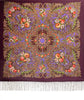 Purple "Tzarsky" Slavonic Russian Folk Style Shawl