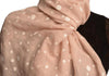 Printed Dots On Puce Pink Unisex Scarf