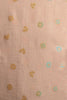 Printed Clover With Gold Lurex On Puce Pink Unisex Scarf