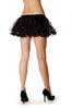 Black Gothic Crossbones Net Skirt (Halloween)
