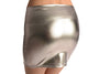 Silver Faux Leather Sexy Skirt (Small/Medium)