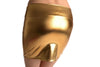 Gold Faux Leather Sexy Skirt