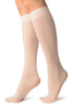 White Plain Socks Knee High