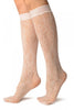 White Versailles Lace Socks Knee High