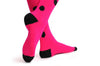 Pink Polka Dot With Black Bow Warm Cotton