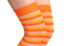 Orange Yellow & White Thin Stripes