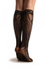 Wild Tired Black Lace Knee High Socks