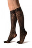 Wild Tired Black Lace Knee High Socks