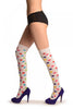 Colourful Polka Dot On White