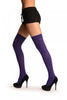 Plain Purple Over The Knee Socks