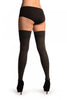 Grey With Silver Lurex Over The Knee Socks