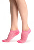Pink Melange Footies