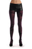 Plum & Black Colour Splash (Tie Dye)