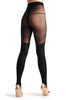 Over The Knee Opaque Lace Sock & Transparent Top