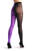 One Leg Purple & One Leg Black