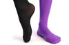 One Leg Purple & One Leg Black