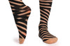 Black Sheer Wrapping Stripes On Nude