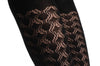 Black Rounded Rombs Lace Cashmere 200 Den