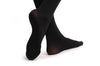 Over The Knee Opaque Socks With Transparent Top