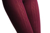 Soft Burgundy With Woven Burlesque Stripes