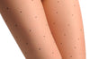 Nude With Small Black Polka Dots 12 Den