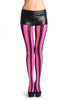 Bright Pink & Black Stripes