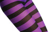 Black & Purple Horizontal Stripes