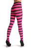 Black & Neon Pink Horizontal Stripes