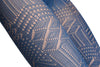Navy Blue Geometrical Crochet Lace