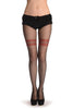 Black With Red Lace Garter 20 Den