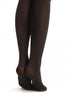 Grey With Opaque Faux Stockings & Light Grey Laced Top