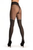 Grey With Opaque Faux Stockings & Light Grey Laced Top