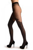 Slate Grey Faux Stockings With Crown Top