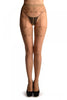 Beige With Barocco Lace Faux Suspender Belt