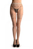 Light Grey With Barocco Lace Faux Suspender Belt