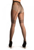 Dark Grey With Tile Lace Top & Faux Pearl Suspenders