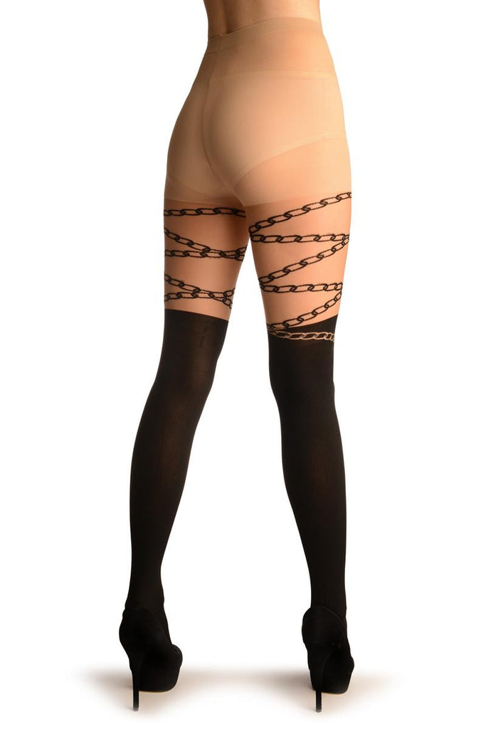 LissKiss Black With Floral Lace Panties - Pantyhose (Tights) at   Women's Clothing store